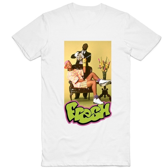 Streetwear Official Other - FRESH PRINCE OF BEL-AIR Graphic T-Shirt Short Sleeve Size Small
